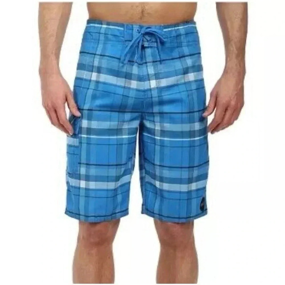 O’Neill Men's Blue Santa Cruz Board Shorts Size 30 - Picture 2 of 11